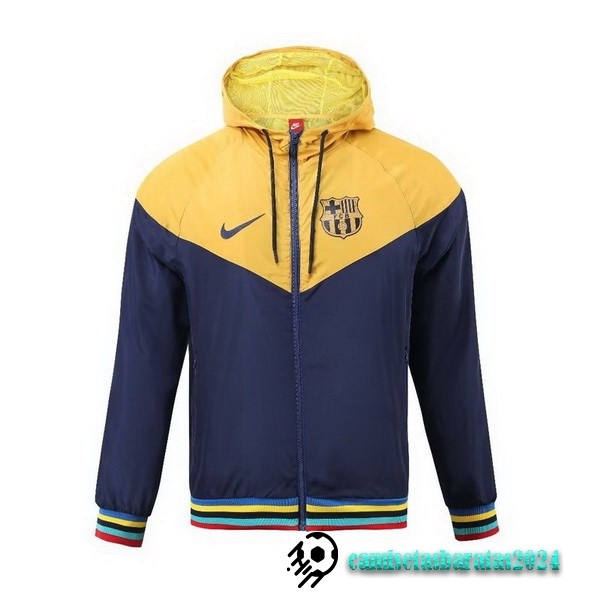 Replicas Rompevientos Barcelona 2023 2024 Amarillo Azul Marino