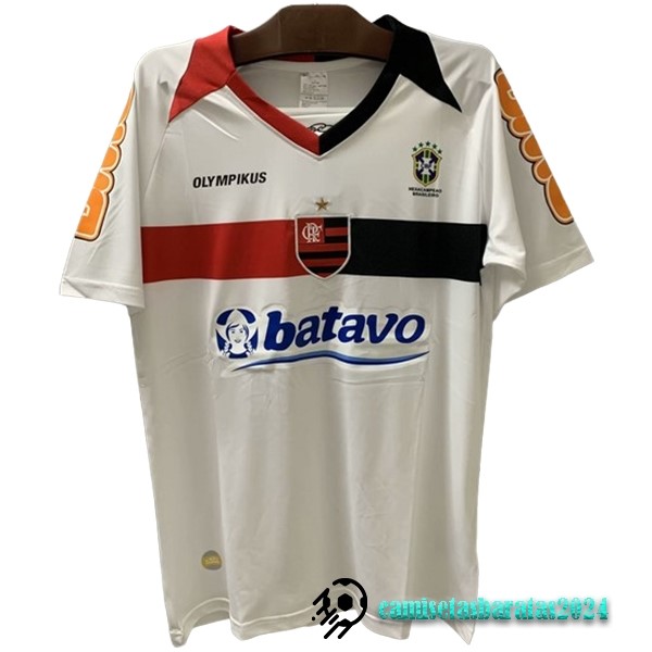 Replicas Segunda Camiseta Flamengo Retro 2010 Blanco