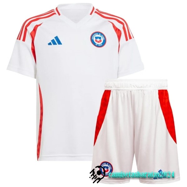 Replicas Segunda Conjunto De Niños Chile 2024 Blanco