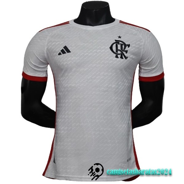 Replicas Segunda Jugadores Camiseta Flamengo 2024 2025 Blanco