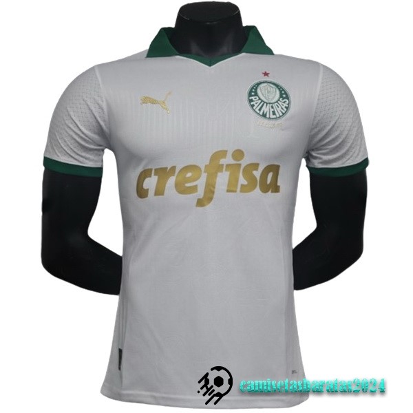 Replicas Segunda Jugadores Camiseta Palmeiras 2024 2025 Blanco