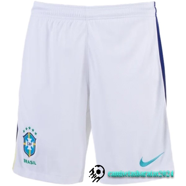 Replicas Segunda Pantalones Brasil 2024 Blanco