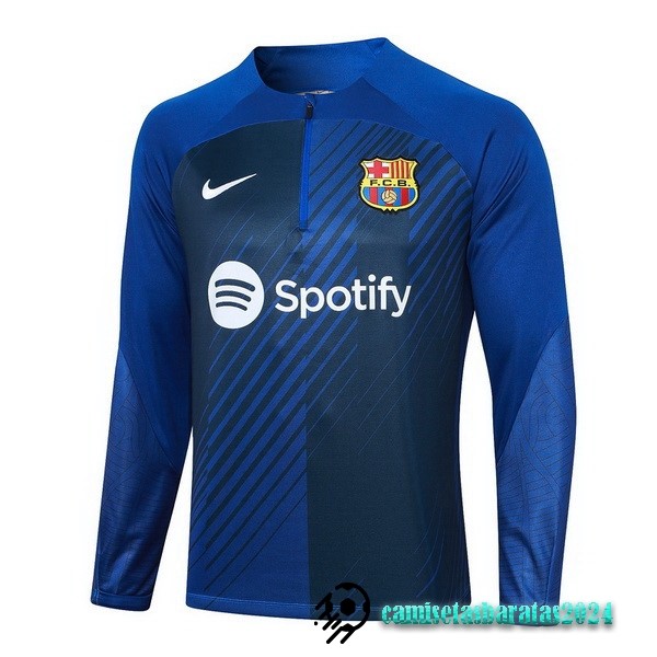 Replicas Sudadera Entrenamiento Barcelona 2023 2024 Azul Marino