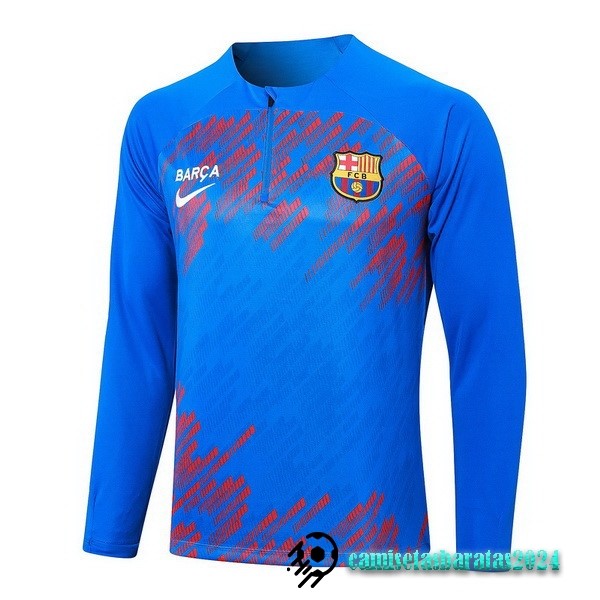 Replicas Sudadera Entrenamiento Barcelona 2023 2024 Azul Rojo