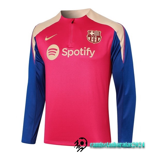 Replicas Sudadera Entrenamiento Barcelona 2024 2025 Rosa Azul