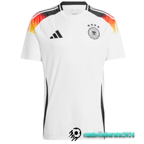 Replicas Tailandia Casa Camiseta Alemania 2024 Blanco