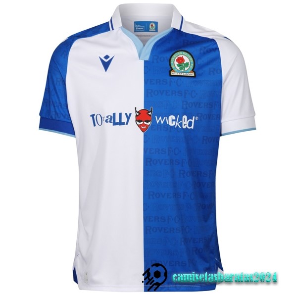 Replicas Tailandia Casa Camiseta Blackburn Rovers 2023 2024 Azul