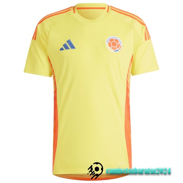 Replicas Tailandia Casa Camiseta Colombia 2024 Amarillo