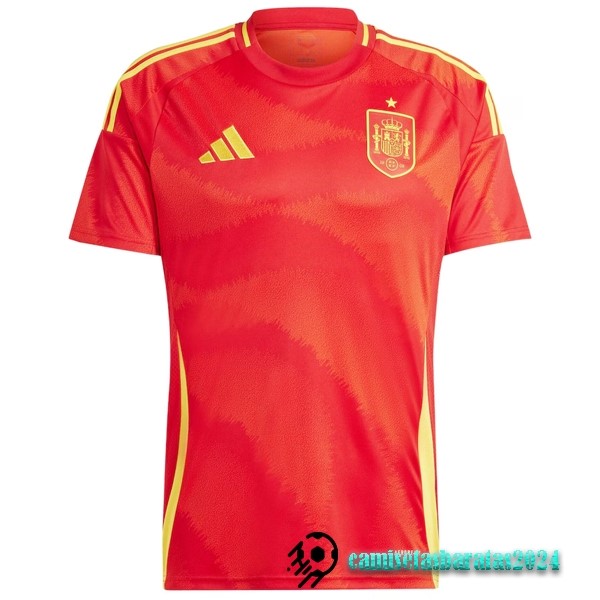 Replicas Tailandia Casa Camiseta España 2024 Rojo