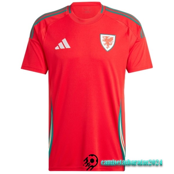 Replicas Tailandia Casa Camiseta Gales 2024 Rojo