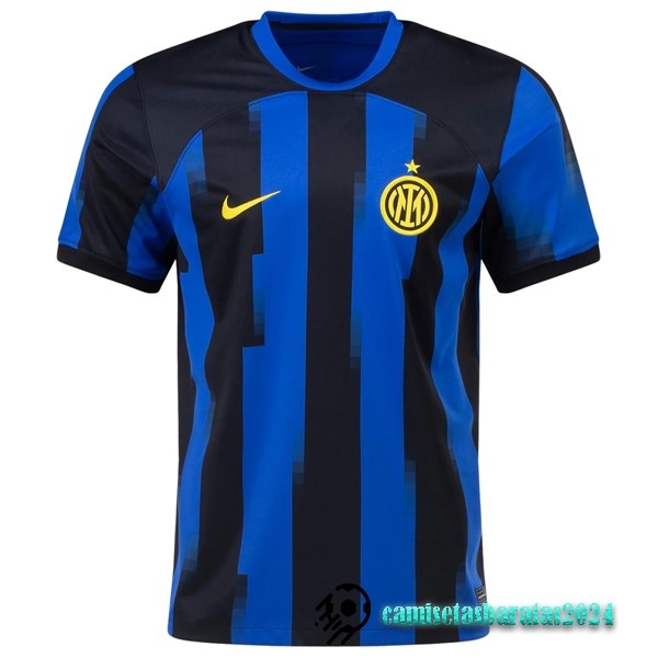 Replicas Tailandia Casa Camiseta Inter Milán 2023 2024 I Azul