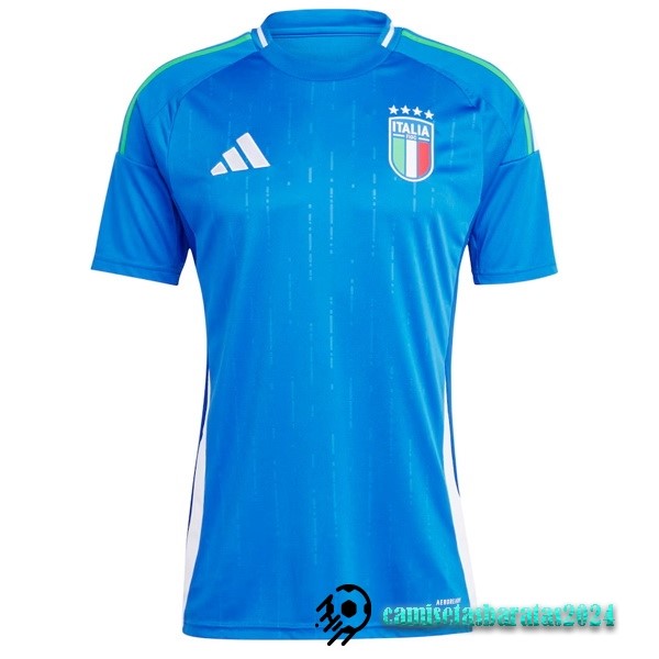 Replicas Tailandia Casa Camiseta Italia 2024 Azul