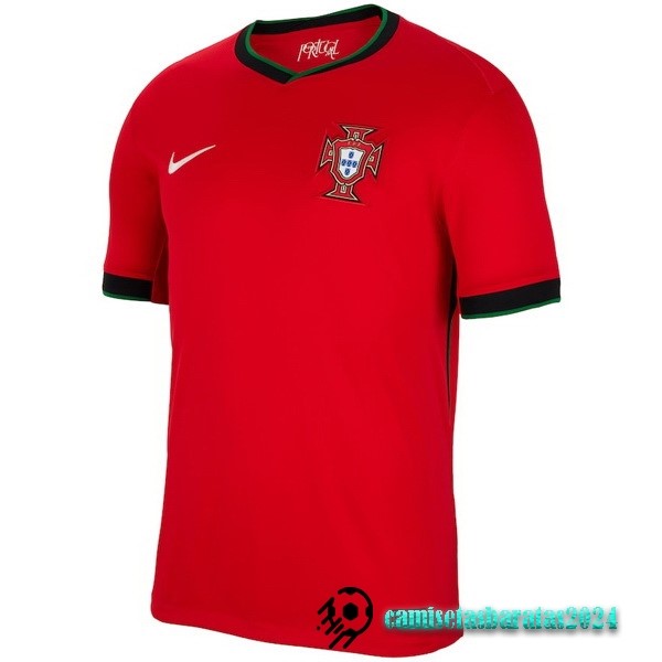 Replicas Tailandia Casa Camiseta Portugal 2024 Rojo