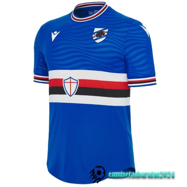 Replicas Tailandia Casa Camiseta Sampdoria 2023 2024 Azul