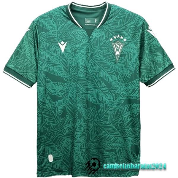 Replicas Tailandia Casa Camiseta Santiago Wanderers 2024 2025 Verde