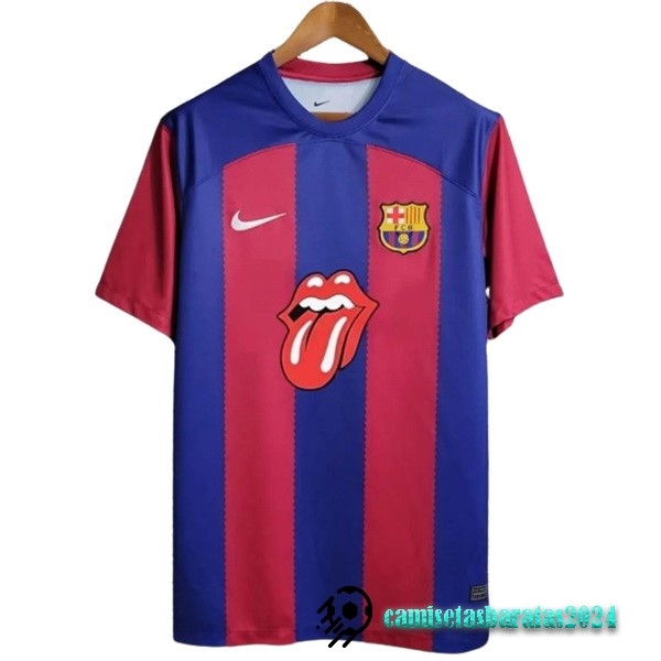 Replicas Tailandia Especial Camiseta Barcelona 2023 2024 Azul II Rojo