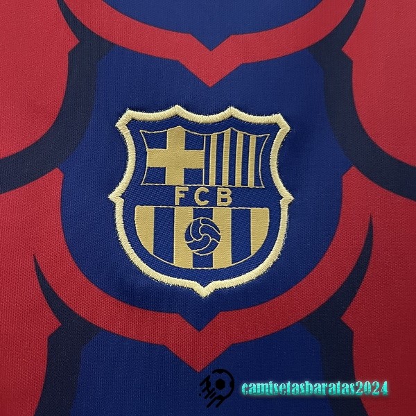 Replicas Tailandia Especial Camiseta Barcelona 2024 2025 Rojo Azul2