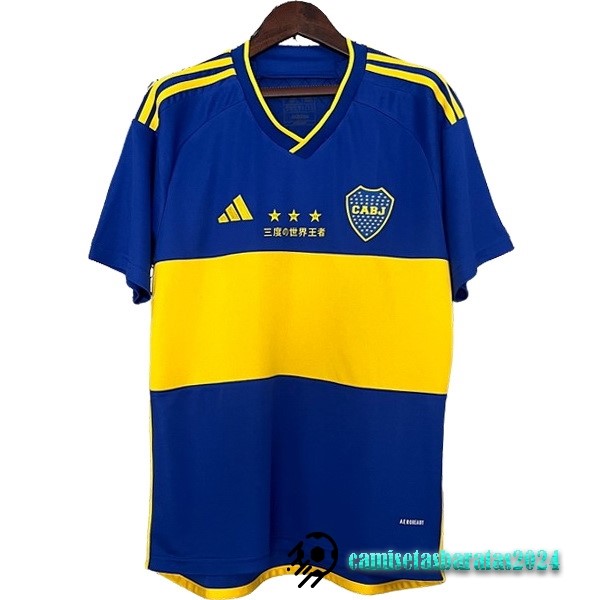 Replicas Tailandia Especial Camiseta Boca Juniors 2023 2024 Azul Amarillo