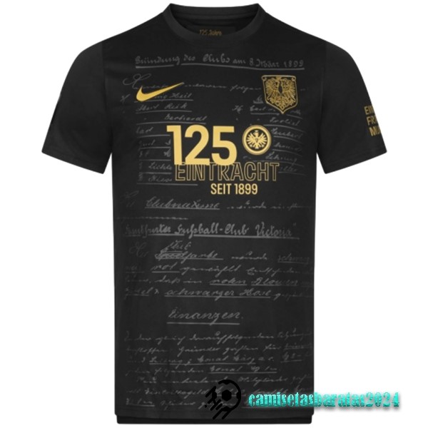 Replicas Tailandia Especial Camiseta Eintracht Frankfurt 2023 2024 Negro