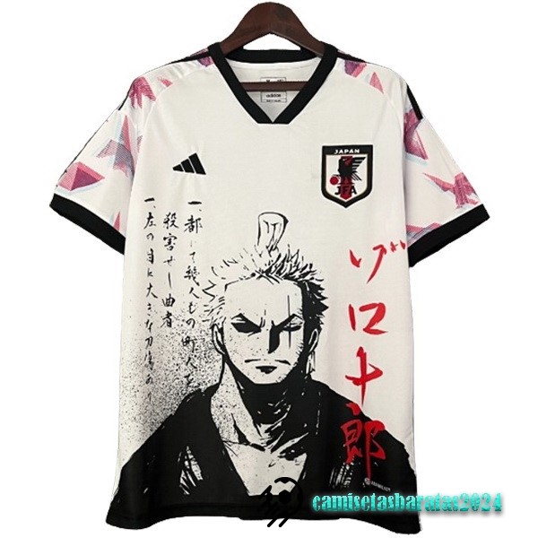 Replicas Tailandia Especial Camiseta Japón 2024 Blanco Negro