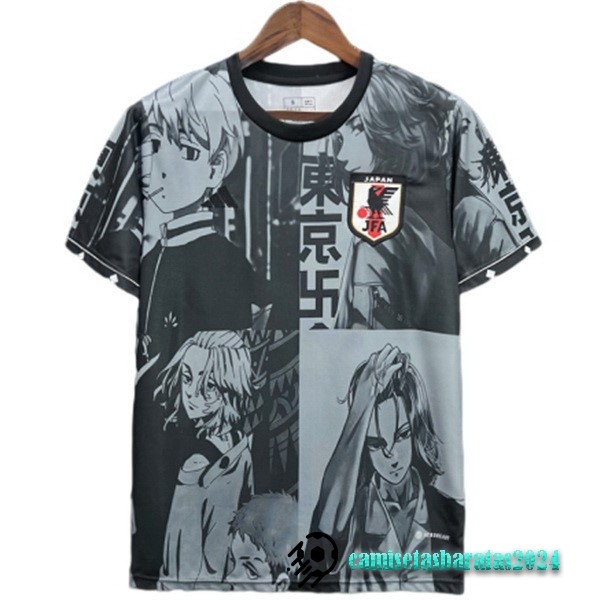 Replicas Tailandia Especial Camiseta Japón 2024 Negro Gris