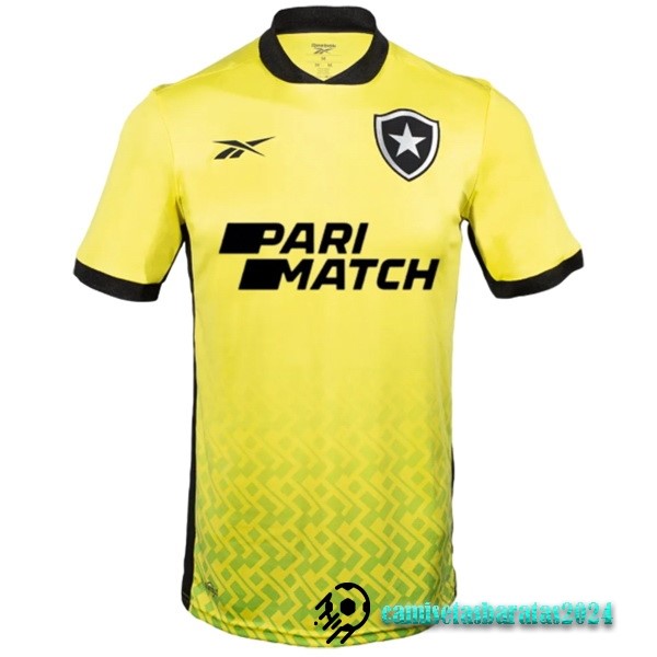 Replicas Tailandia Portero Camiseta Botafogo 2023 2024 II Amarillo