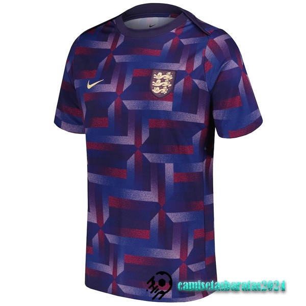 Replicas Tailandia Previo al partido Camiseta Inglaterra 2024 Purpura