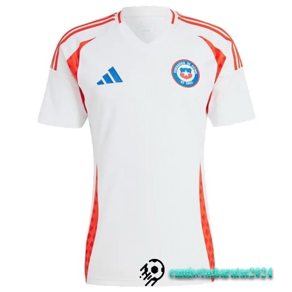 Replicas Tailandia Segunda Camiseta Chile 2024 Blanco