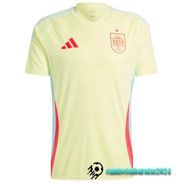 Replicas Tailandia Segunda Camiseta España 2024 Amarillo