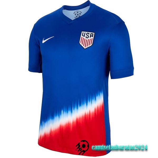 Replicas Tailandia Segunda Camiseta Estados Unidos 2024 Azul