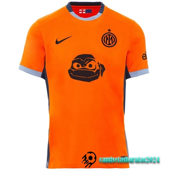 Replicas Tailandia Tercera Camiseta Inter Milán 2023 2024 I Naranja