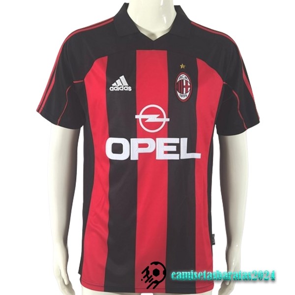 Replicas Casa Camiseta AC Milan Retro 2000 2002