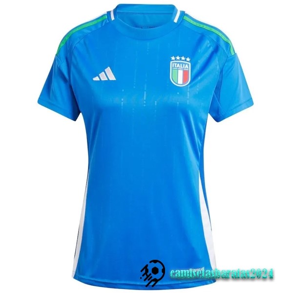 Replicas Casa Camiseta Mujer Italia 2024