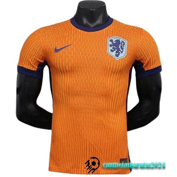 Replicas Casa Jugadores Camiseta Países Bajos 2024