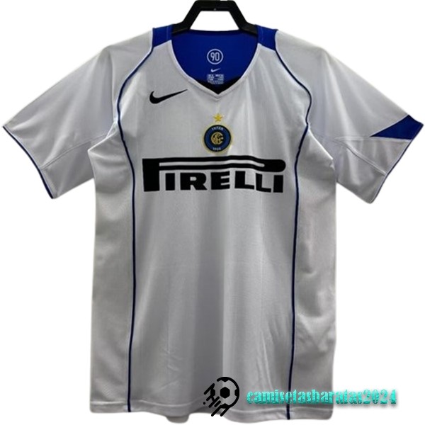 Replicas Segunda Camiseta Inter Milán Retro 2004 2005