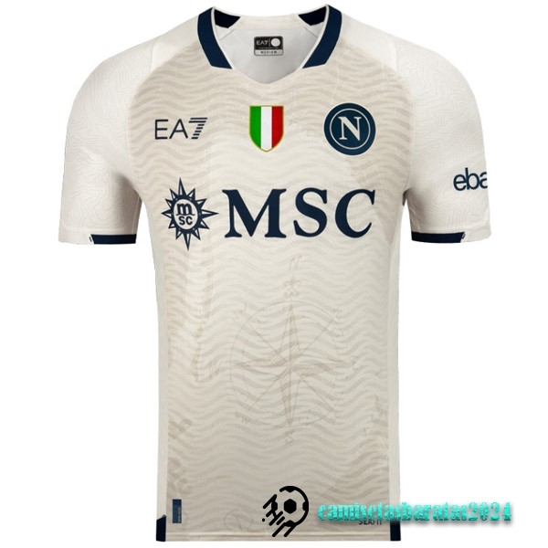 Replicas Tailandia Especial Camiseta Napoli 2023 2024 Amarillo