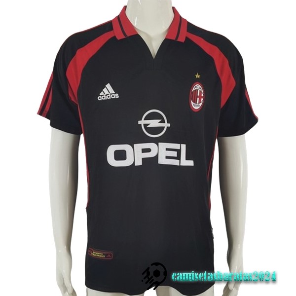 Replicas Tercera Camiseta AC Milan Retro 2000 2001
