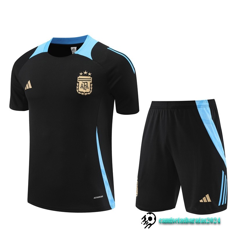 Replicas Entrenamiento Conjunto Completo Argentina 2024 Negro III Azul