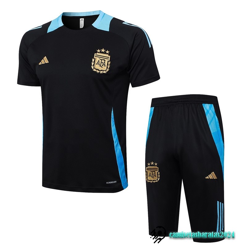 Replicas Entrenamiento Conjunto Completo Argentina 2024 Negro II Azul