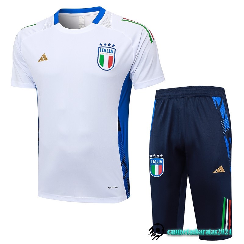 Replicas Entrenamiento Conjunto Completo Italia 2024 Blanco Azul Marino