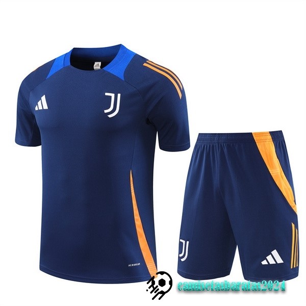 Replicas Entrenamiento Conjunto Completo Juventus 2024 2025 Azul Marino Naranja