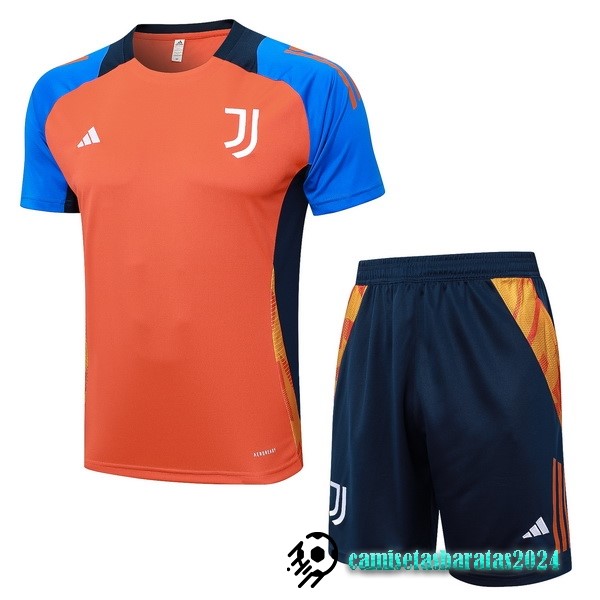 Replicas Entrenamiento Conjunto Completo Juventus 2024 2025 Naranja Azul