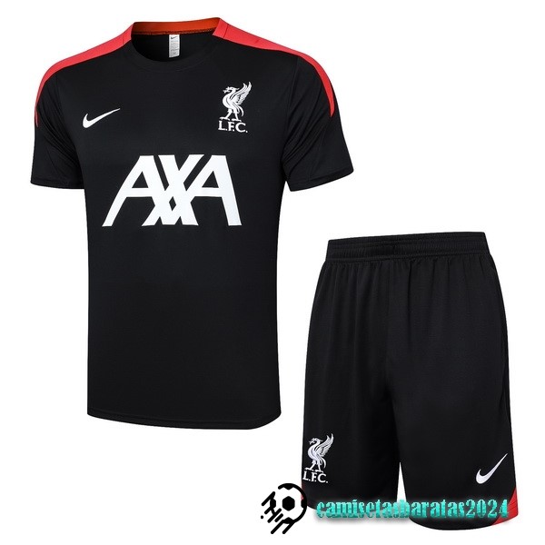 Replicas Entrenamiento Conjunto Completo Liverpool 2024 2025 Negro Blanco