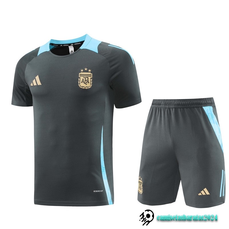 Replicas Entrenamiento Conjunto Completo Niños Argentina 2024 Gris Azul