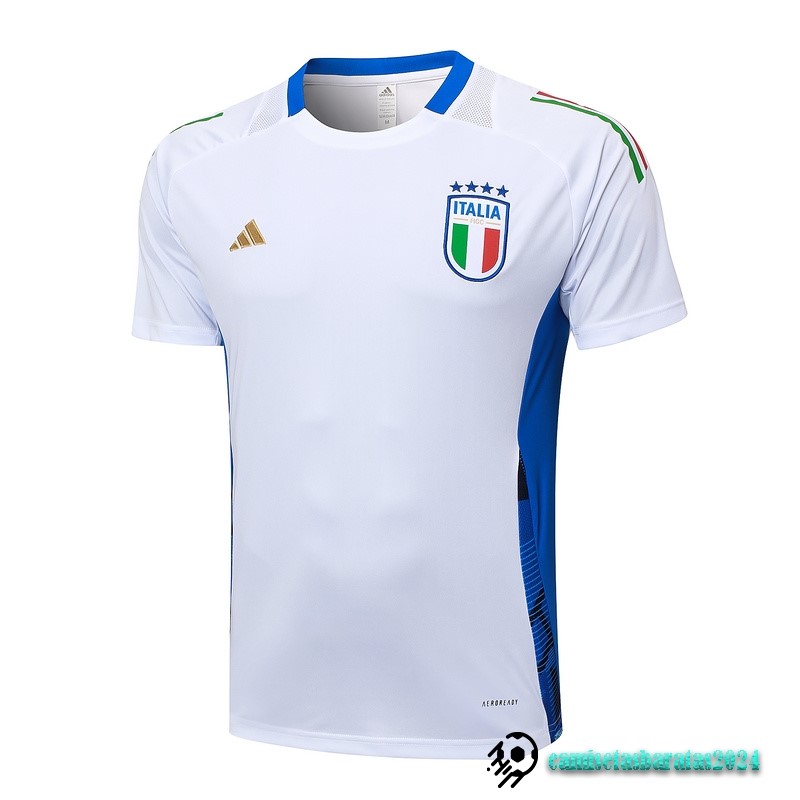 Replicas Entrenamiento Italia 2024 Blanco Azul