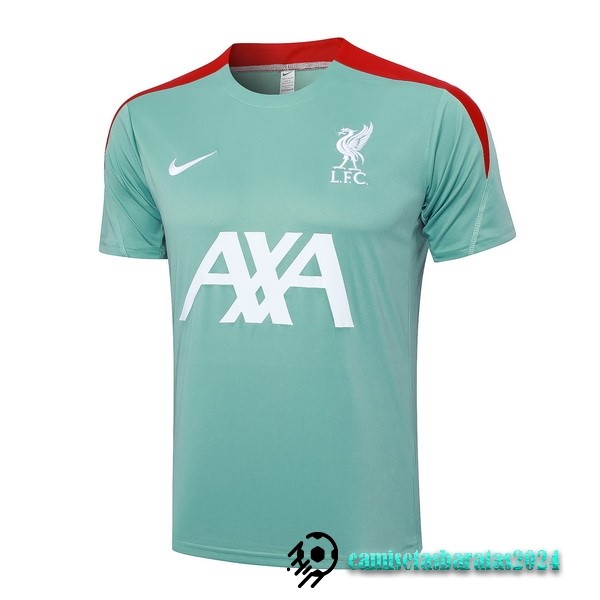 Replicas Entrenamiento Liverpool 2024 2025 Verde Blanco