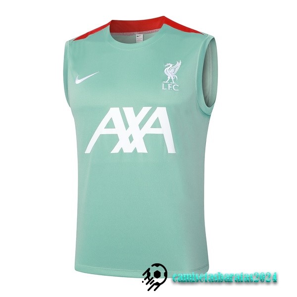 Replicas Entrenamiento Sin MangasLiverpool 2024 2025 Verde Blanco