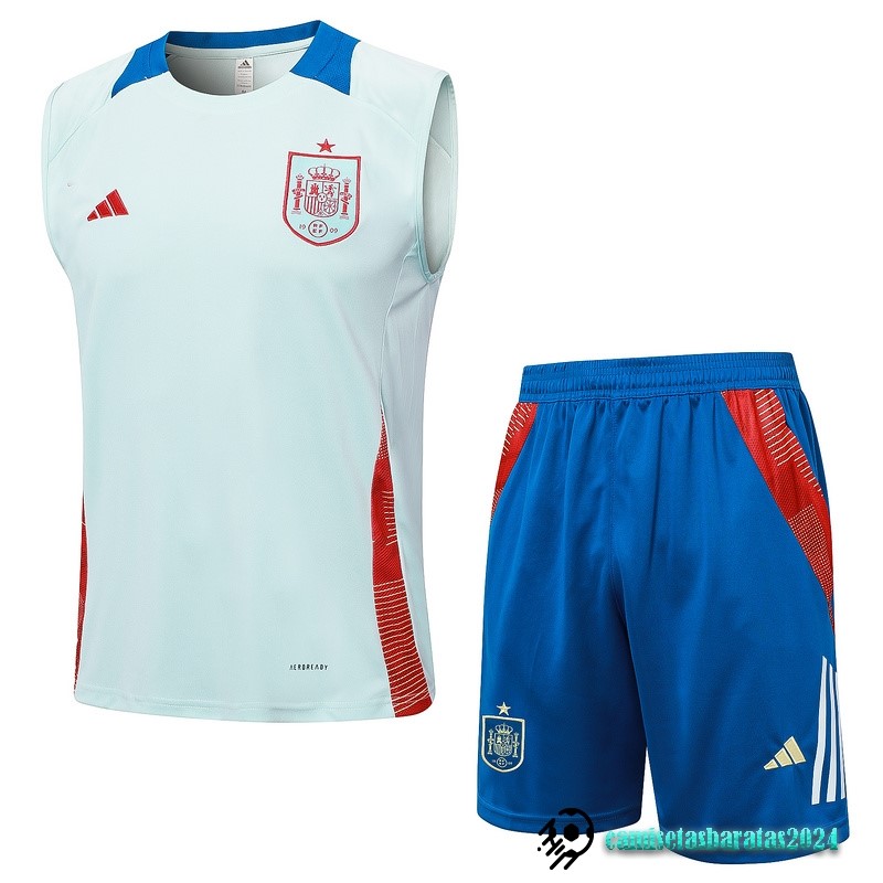 Replicas Entrenamiento Sin Mangas Conjunto Completo Argentina 2024 Azul