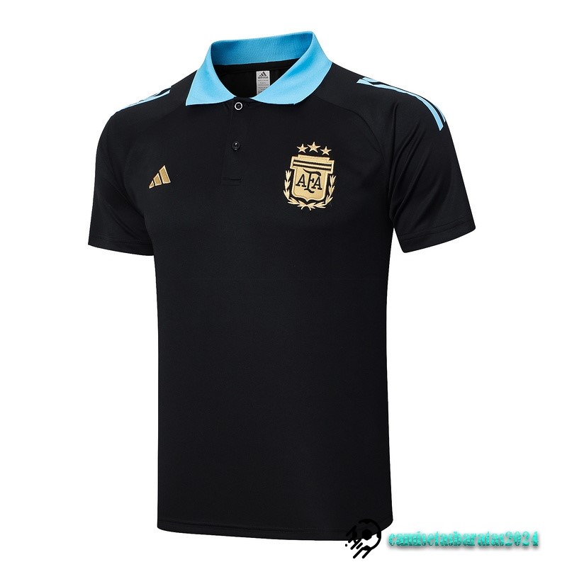 Replicas Polo Argentina 2024 Negro Azul