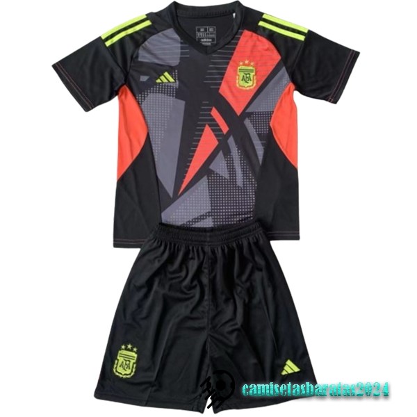 Replicas Portero Conjunto De Hombre Argentina 2024 Negro